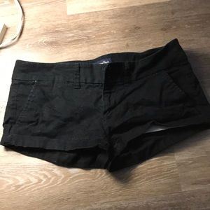 American eagle black khaki shorts
